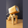 Velador CARILUX CHULO para 1 luz GU10 madera pino