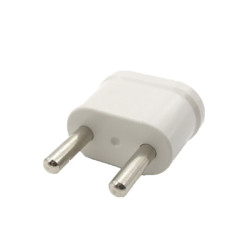 Ficha adaptadora MIG con salida perno redondo blanco