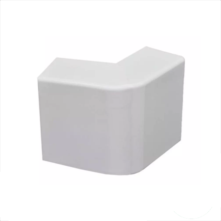 Curva externa esquinera SISTELECTRIC 20x10mm para cablecanal