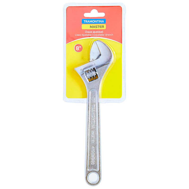 Llave ajustable TRAMONTINA MASTER 8' cromada Llave ajustable TRAMONTINA MASTER 8' cromada