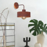Aplique SAN JUSTO BALCARCE para 1 luz E27 con brazo mostaza cobre