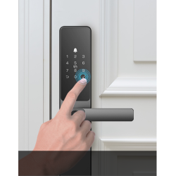 Cerradura inteligente Wi-Fi EZVIZ DL05 IP65 mediante huella dactilar