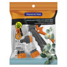 Set de riego TRAMONTINA hidropistola 4 piezas con acople