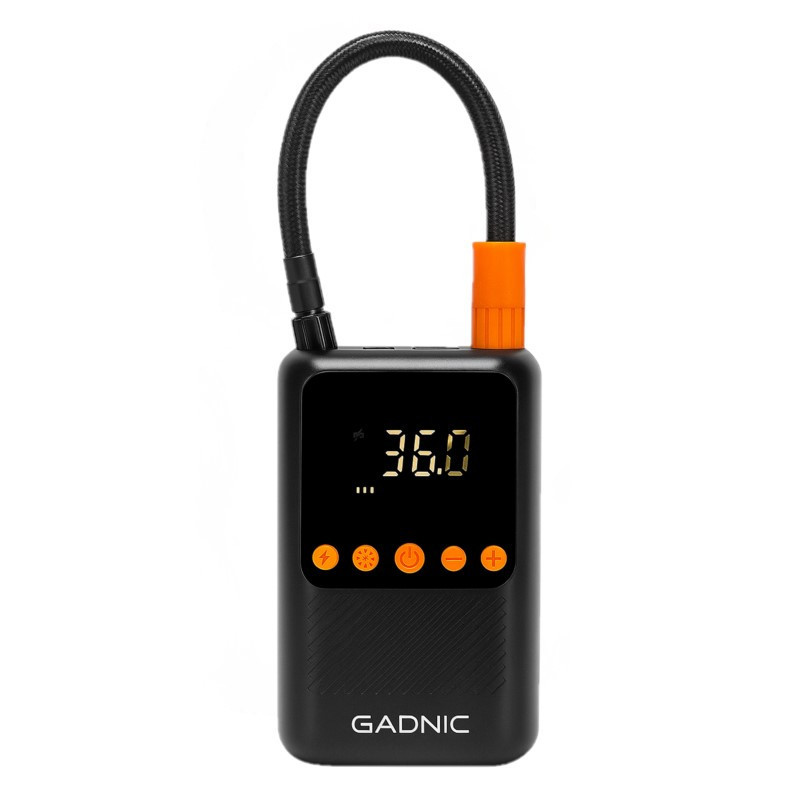 Inflador portátil GADNIC 200PSI 12V 4000mAh pantalla digital