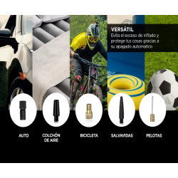 Inflador portátil GADNIC 200PSI 12V 4000mAh pantalla digital