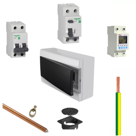 Kit de instalación para protección domiciliaria premium