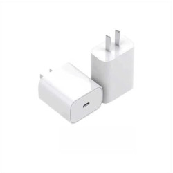 Cargador de pared APPLE 20W Carga Rápida original sin cable blanco