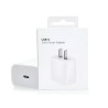 Cargador de pared APPLE 20W Carga Rápida original sin cable blanco
