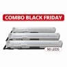 Pack de 3 luces de emergencia GAMASONIC 90LEDS