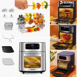 Freidora de aire SUONO HOG0188 10 Litros 1700W gris