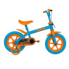 Bicicleta para niño FUTURA rodado 12 cuadro monotubo de acero llantas plásticas celeste