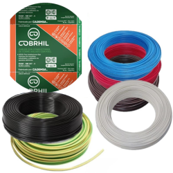 Rollo de cable unipolar COBRHIL 4mm2 100 metros IRAM 2183-NM247-3 VENTA EXCLUSIVA WEB