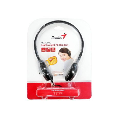 Auriculares con micrófono GENIUS HS-M200C AUX 3.5mm