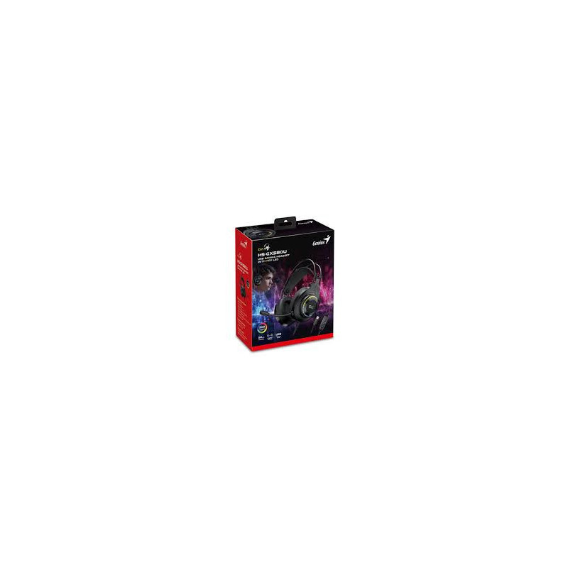 Auriculares gamer GENIUS HS-GX580U USB con LED RGB Auriculares gamer GENIUS HS-GX580U USB con LED RGB