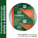 Rollo de cable unipolar COBRHIL 2.5mm2 100 metros IRAM NM247-3 venta exclusiva con envió a domicilio