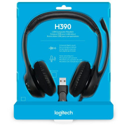 Auriculares LOGITECH H390 USB con micrófono