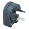 Ficha macho RICHI 20A con salida lateral grafito