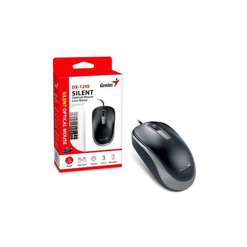 Mouse GENIUS DX-125S USB 1200DPI Mouse GENIUS DX-125S USB 1200DPI