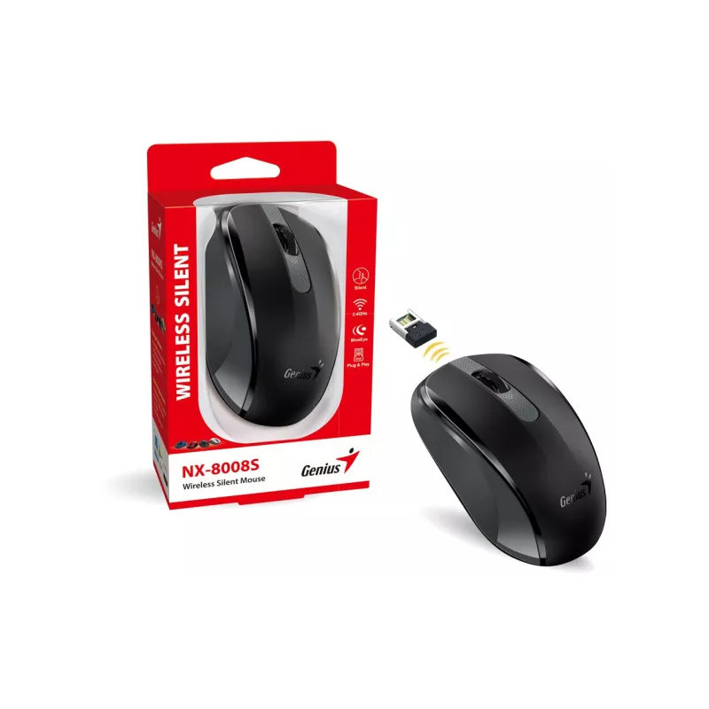 Mouse inalámbrico GENIUS NX-8008S 1200DPI