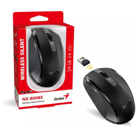 Mouse inalámbrico GENIUS NX-8008S 1200DPI