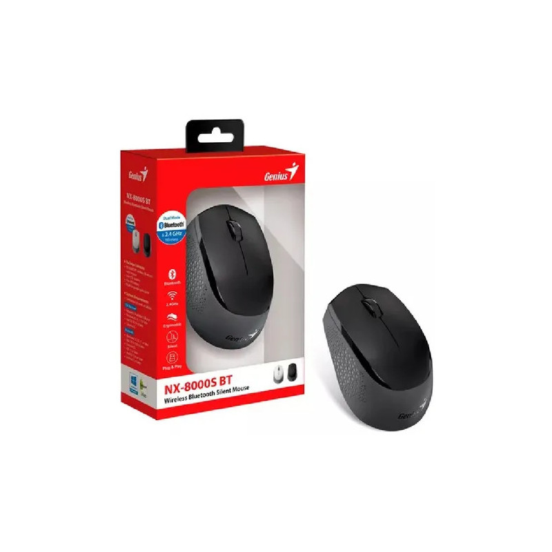 Mouse inalámbrico GENIUS NX-8000S Negro