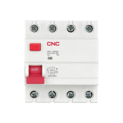 Disyuntor CNC YCB7RL tetrapolar 40A 30mA 4.5kA