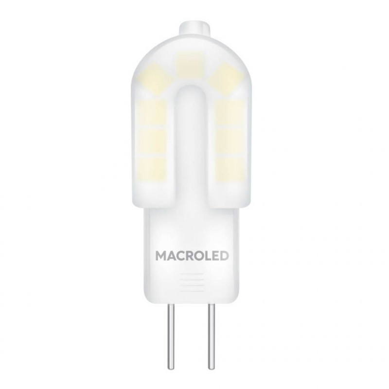 Lámpara MACROLED bi pin g4 2,5w 2700°k 220v luz cálida