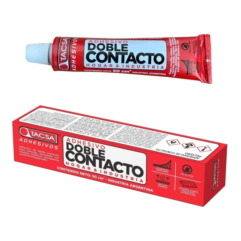 Adhesivo TACSA de doble contacto pomo de 50cm3