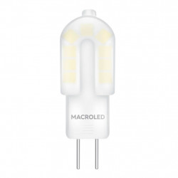 Lámpara MACROLED bi pin g4 2,5w 220v 6000°k luz fría