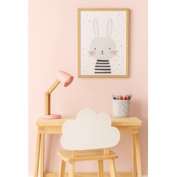 Lámpara de escritorio CARILUX para 1 luz E27 paraíso regulable cabezal rosa