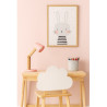 Lámpara de escritorio CARILUX para 1 luz E27 paraíso regulable cabezal rosa
