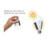 Lámpara led TBCin luz de emergencia autónoma solar E27 10W 400lm 6000K luz fría