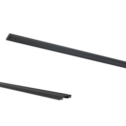 Riel magnético MACROLED slim DC48V por 1 metro negro