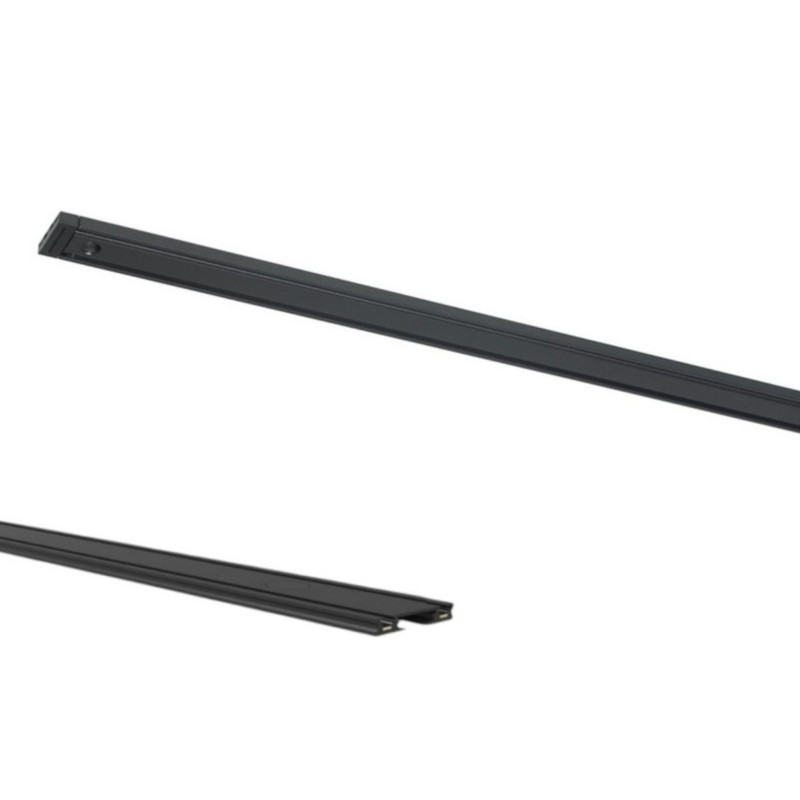 Riel magnético MACROLED slim DC48V por 1 metro negro