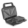 Sandwichera ATMA SM9000P 2 en 1 placas intercambiables negra