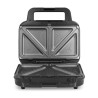 Sandwichera ATMA SM9000P 2 en 1 placas intercambiables negra