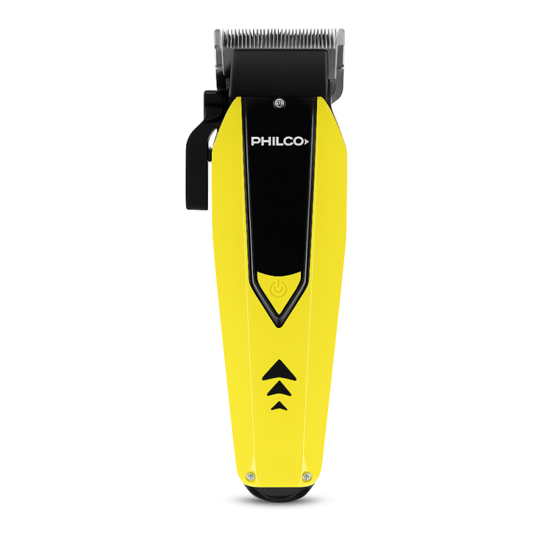 Cortadora de cabello PHILCO HC9906PP Clipper Turbo inalámbrica 4 posiciones amarilla Cortadora de cabello PHILCO HC9906PP Clipper Turbo inalámbrica 4 posiciones amarilla