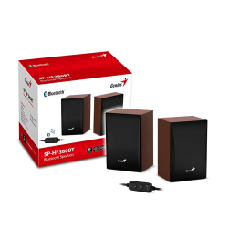 Parlante bluetooth GENIUS SP-HF380BT PC 3W marrón