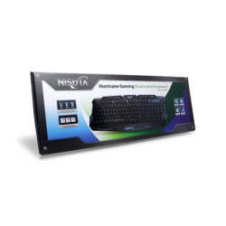 Teclado NISUTA NSKB25L USB con retroiluminación