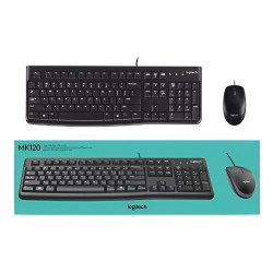 Combo Teclado + Mouse LOGITECH MK120 USB