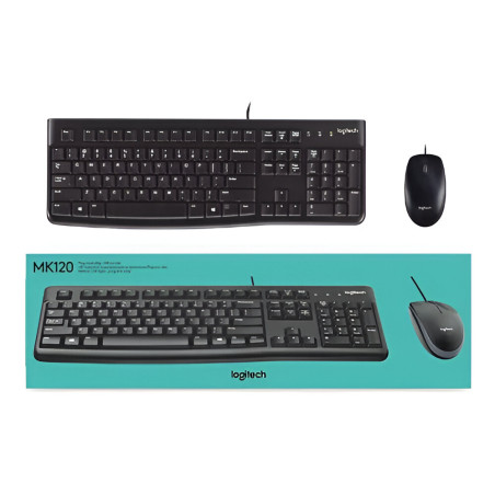Combo Teclado + Mouse LOGITECH MK120 USB