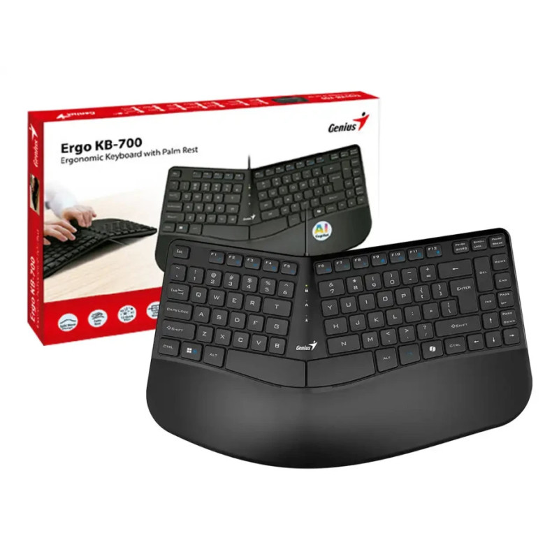 Teclado GENIUS ERGO KB-700 USB