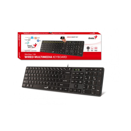 Teclado GENIUS SLIMSTAR 126 USB