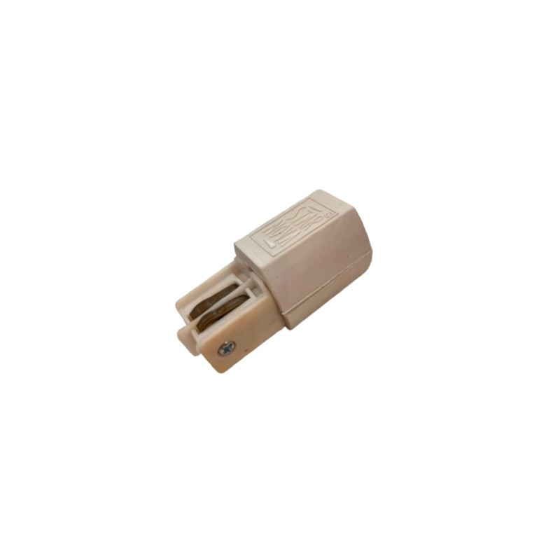 Conector Punta STARNOVA para riel blanco Conector Punta STARNOVA para riel blanco