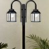 Farol SAN JUSTO HEXAGONAL para 2 luces E27 con columna 2.5mts