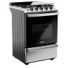 Cocina DREAN CD5617AI0 Multigas 56cm 4 hornallas con freidora de aire acero inoxidable