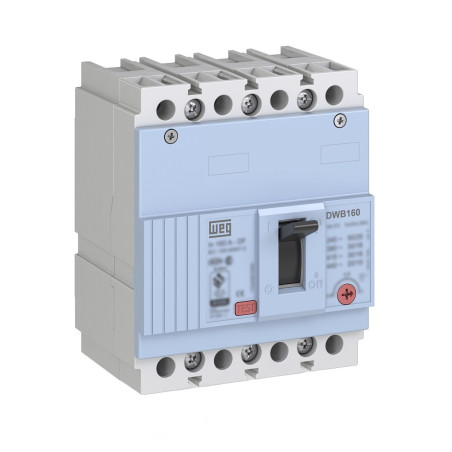 Interruptor tetrapolar WEG DWB160B 160-4DX 160A 16kA