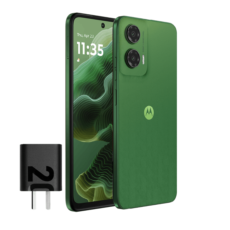 Celular MOTOROLA G35 5G 4GB RAM 256GB verde con cargador