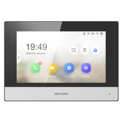 Monitor interior HIKVISION DS-KH6320-TE1 táctil 7'' para KB8102-IP