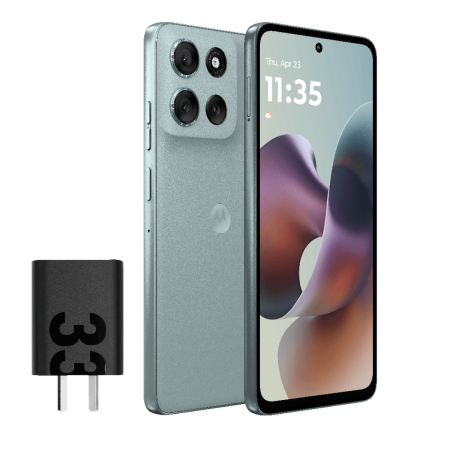 Celular MOTOROLA G56 5G 8GB RAM 256GB gris con cargador